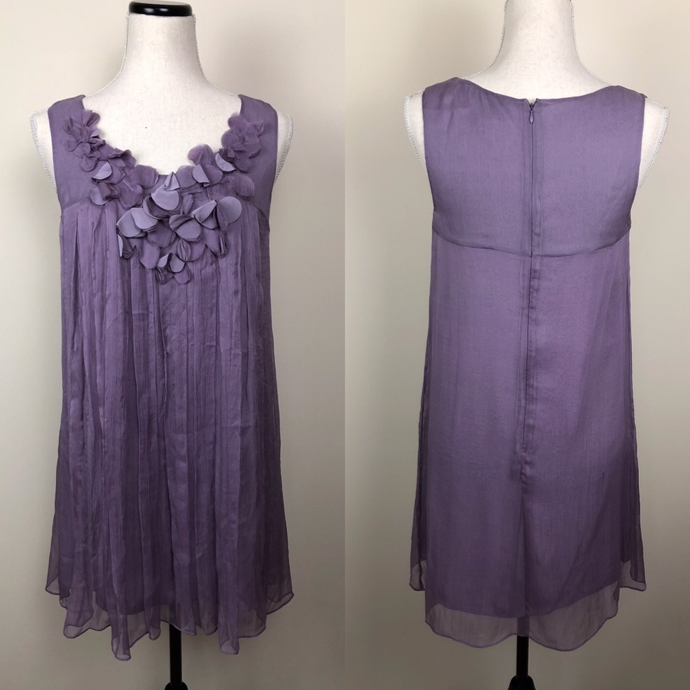 Anthropologie Bow+Arrow 100% silk dress